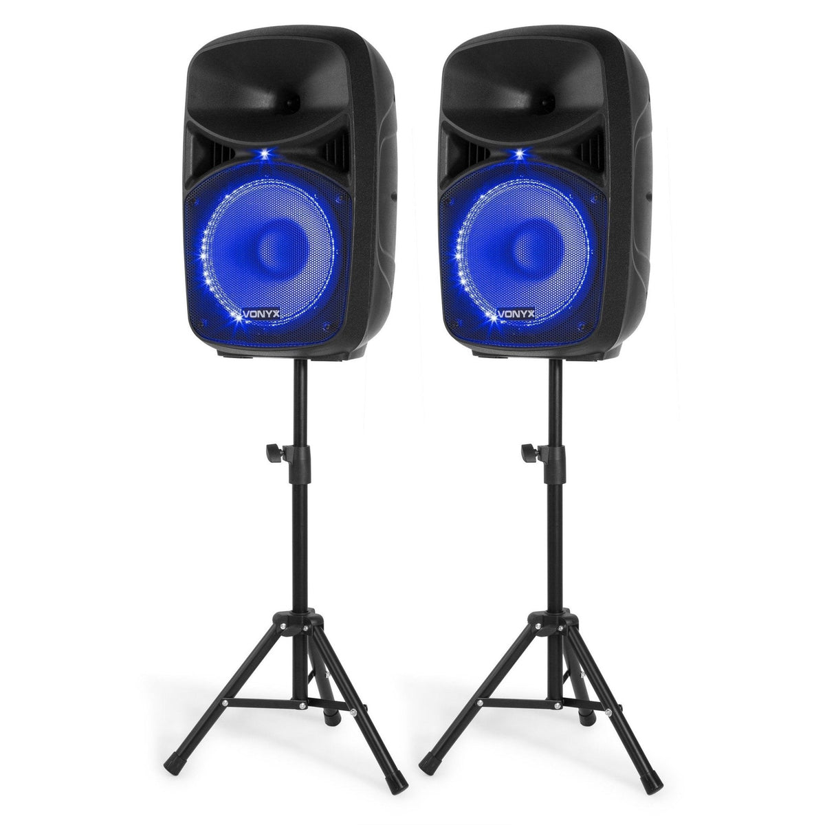 Vonyx VPS102A - Set Plug & Play 600W con tripodes - Tempo Shop