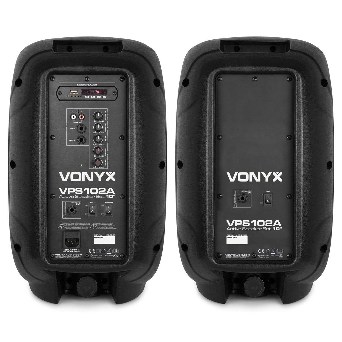 Vonyx VPS102A - Set Plug & Play 600W con tripodes - Tempo Shop