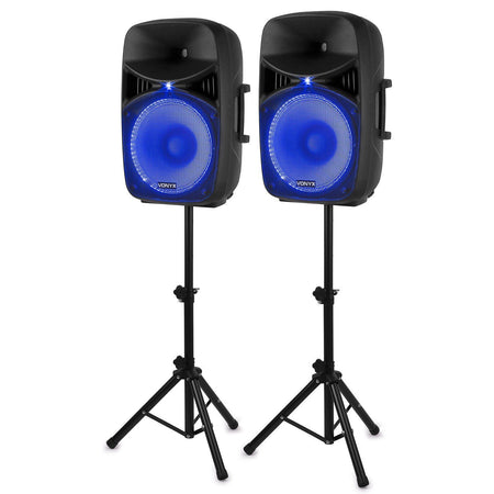 Vonyx VPS152A - Set Plug & Play 1000W con tripodes - Tempo Shop