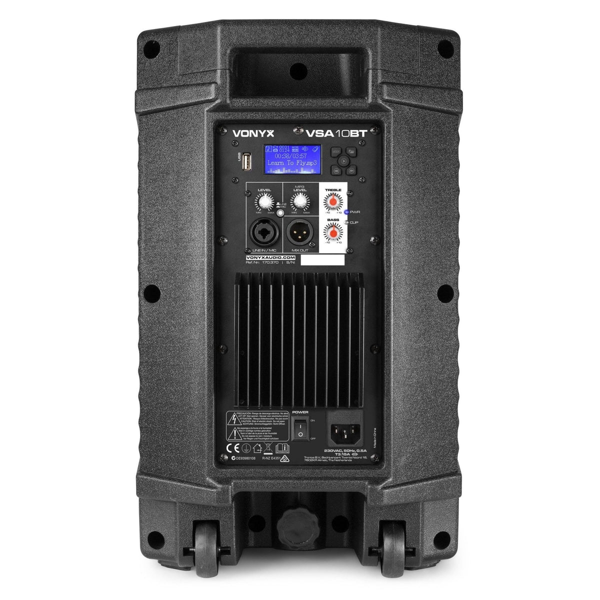 Vonyx VSA10BT - Altavoces activos Bi - Amplificados 10" 500W BT/MP3 - Tempo Shop