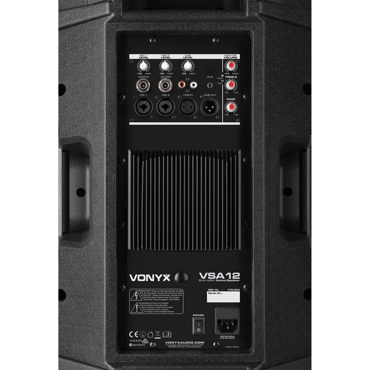 Vonyx VSA12 - Altavoces activos Bi - Amplificados 12" 800W - Tempo Shop