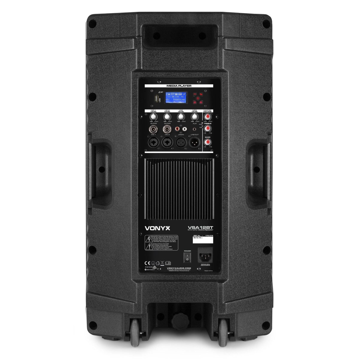 Vonyx VSA12BT - Altavoces activos Bi - Amplificados 12" 800W BT/MP3 - Tempo Shop