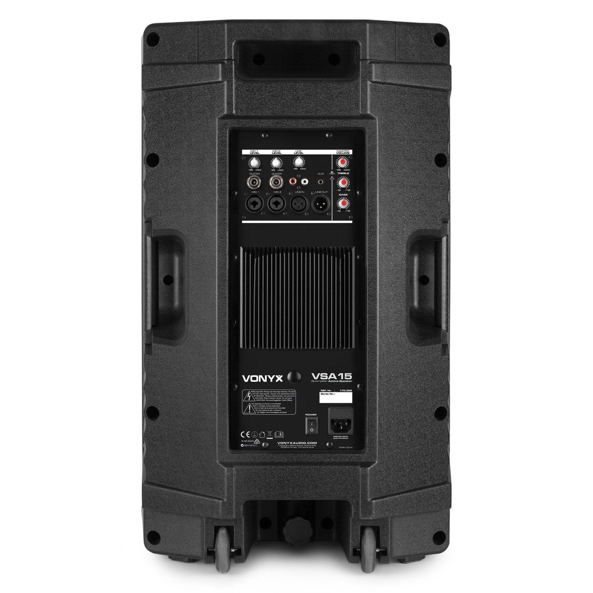 Vonyx VSA15 - Altavoces activos Bi - Amplificados 15" 1000W - Tempo Shop
