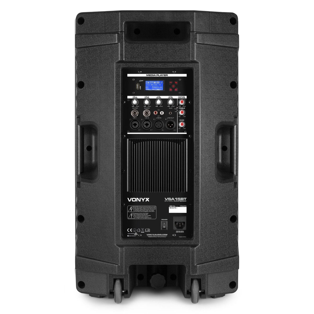 Vonyx VSA15BT - Altavoces activos Bi - Amplificados 15" 1000W BT/MP3 - Tempo Shop