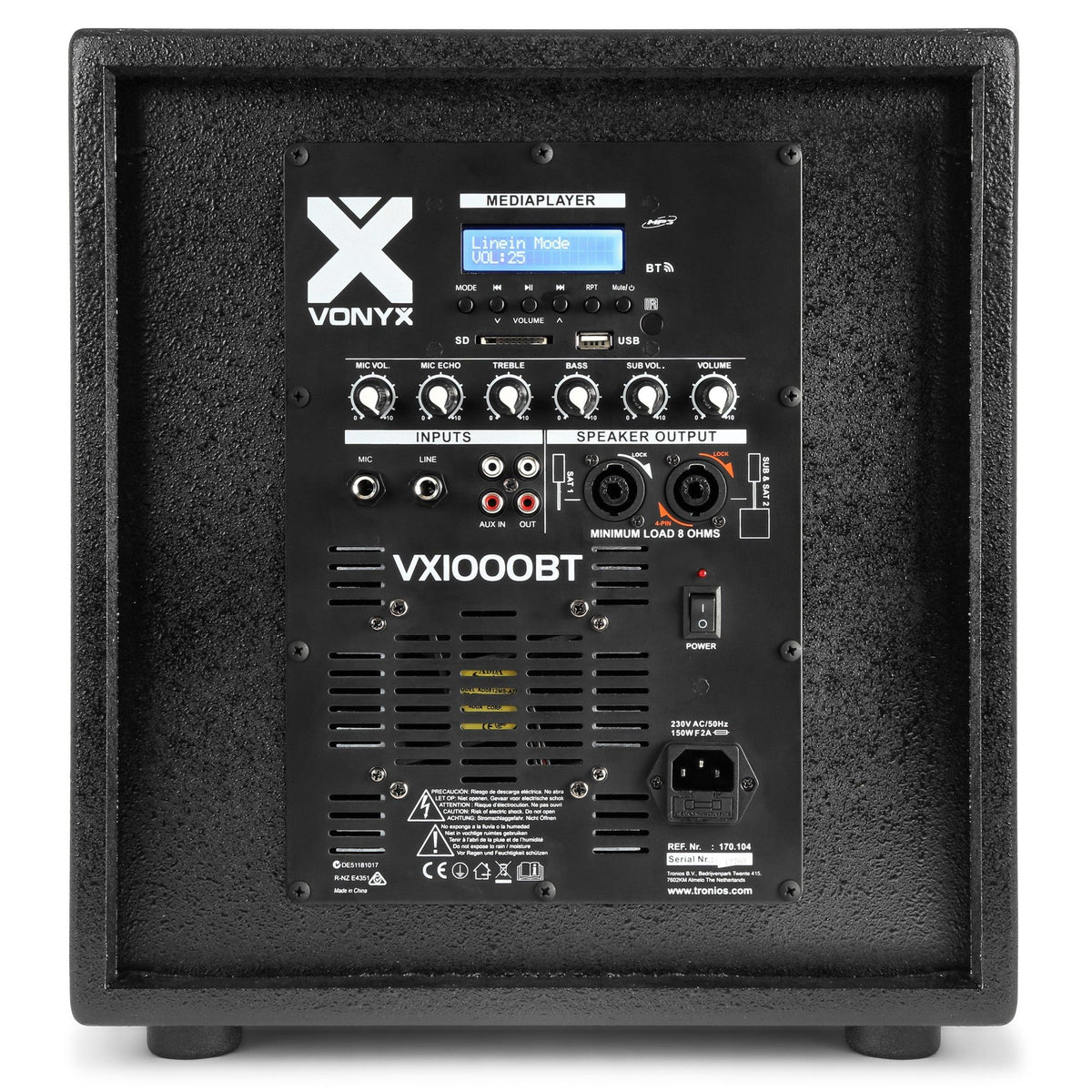 Vonyx VX1000BT - Sistema Activo 2.2 - Tempo Shop