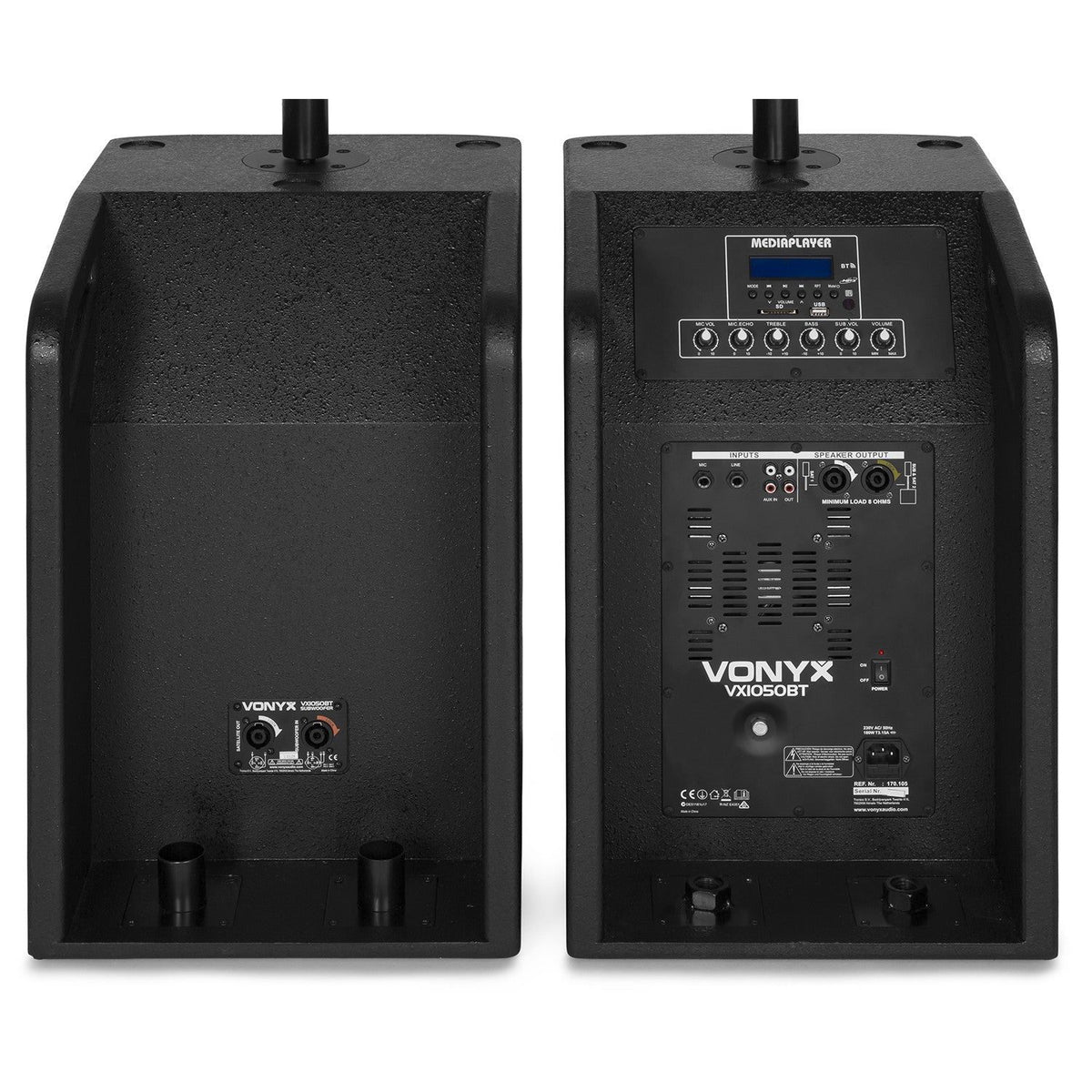 Vonyx VX1050BT - Conjunto Activo Bafles 2.2 - Tempo Shop