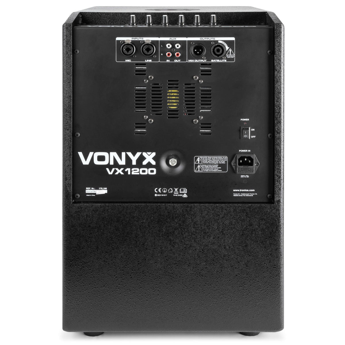 Vonyx VX1200 - Sistema 2 vias Full range - Tempo Shop