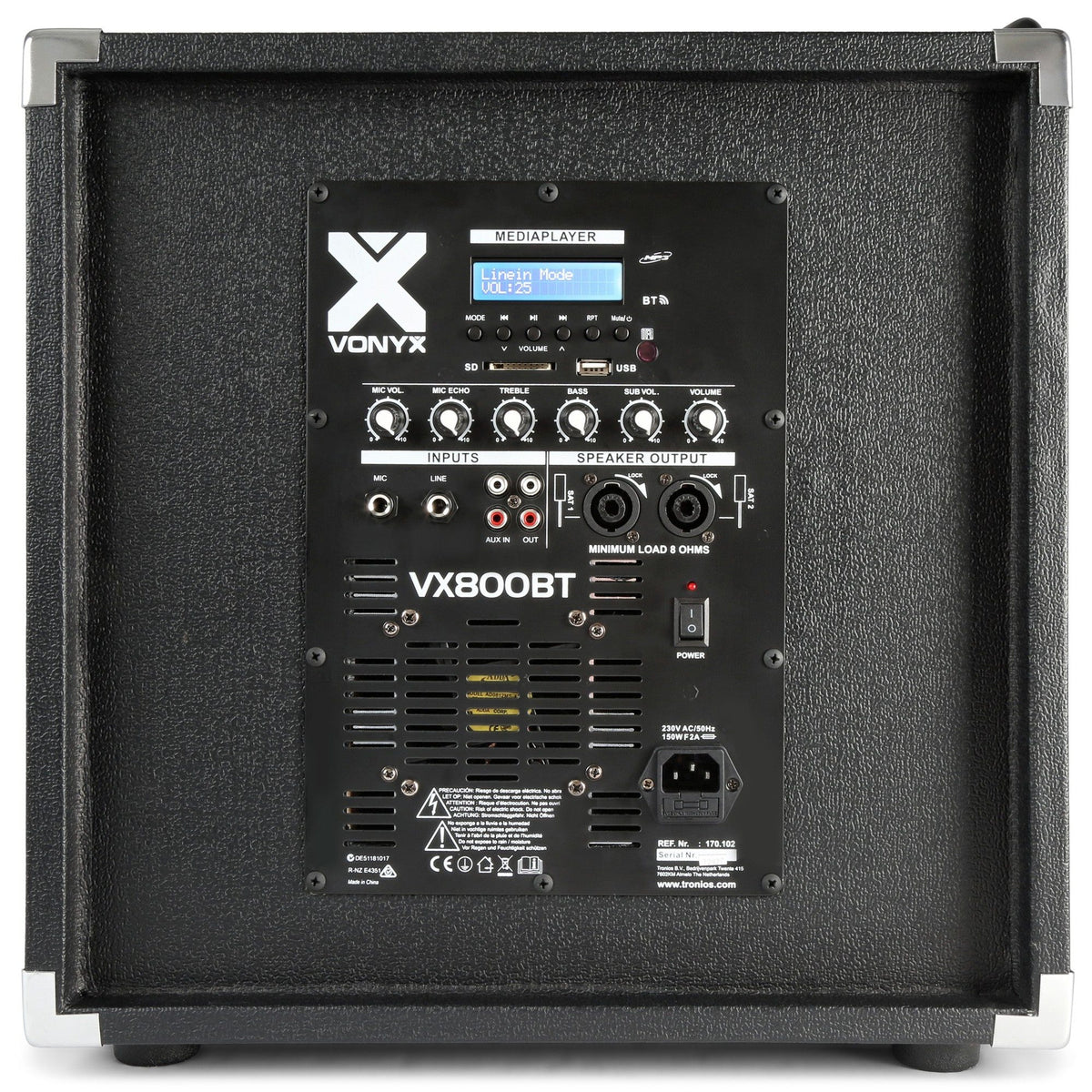 Vonyx VX800BT - 2.1 Set altavoces ativos - Tempo Shop