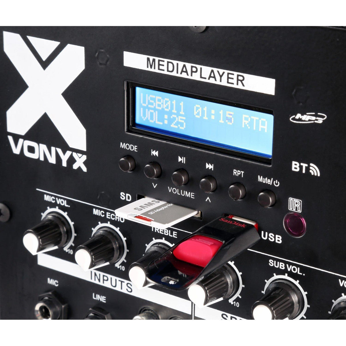Vonyx VX800BT - 2.1 Set altavoces ativos - Tempo Shop