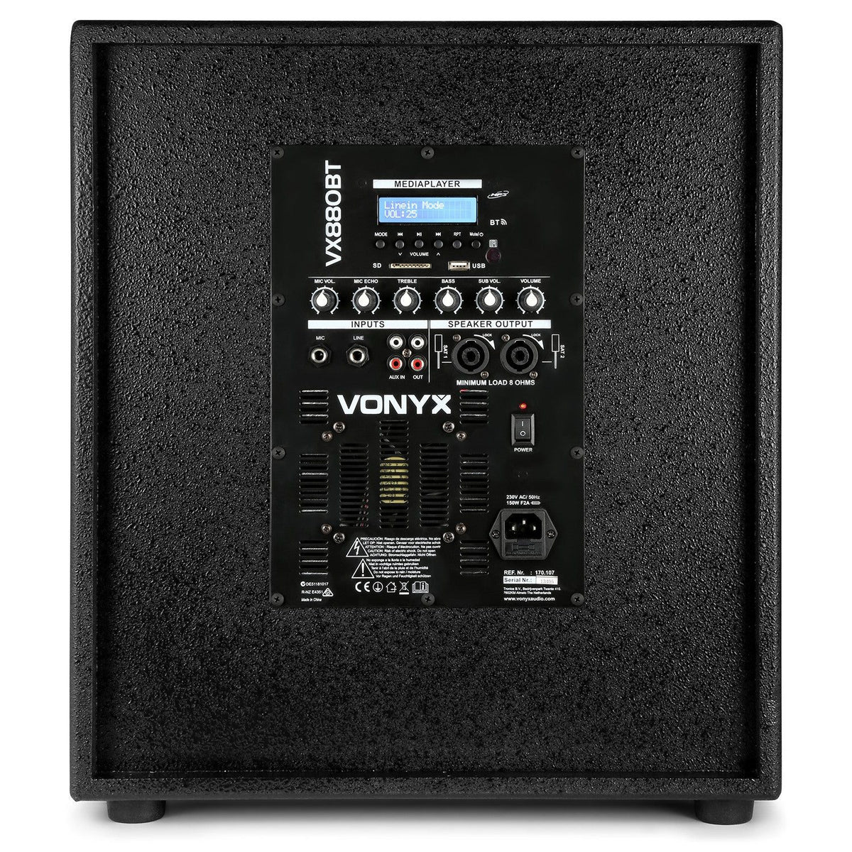 Vonyx VX880BT - Conjunto 2.1 Activo - Tempo Shop