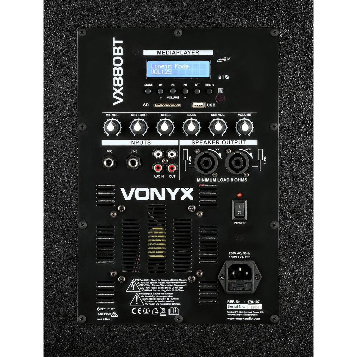 Vonyx VX880BT - Conjunto 2.1 Activo - Tempo Shop