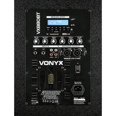 Vonyx VX880BT - Conjunto 2.1 Activo - Tempo Shop