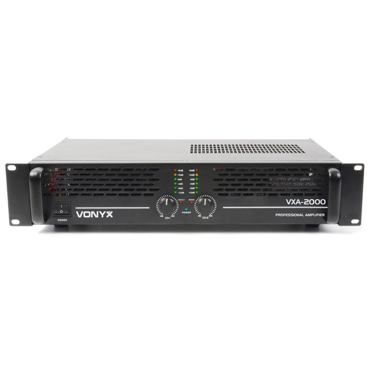 Vonyx VXA - 2000 II - PA Amplificador 2x 1000W - Tempo Shop