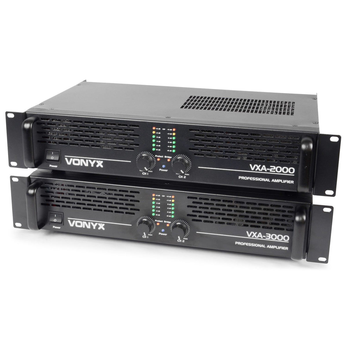 Vonyx VXA - 2000 II - PA Amplificador 2x 1000W - Tempo Shop
