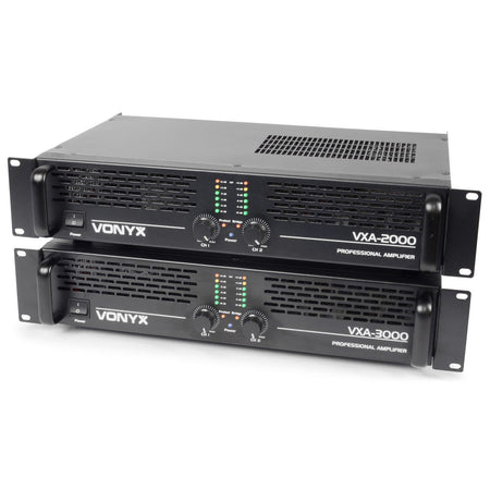 Vonyx VXA - 2000 II - PA Amplificador 2x 1000W - Tempo Shop