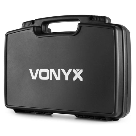 Vonyx WM82B - Micrófono inalámbrico digital UHF 2 canales con 2 micros de cabeza - Tempo Shop