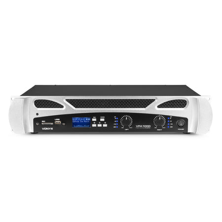 Vonyx VPA1000 - PA Amplifier 2x 500W Reproductor multimedia con BT - Tempo Shop