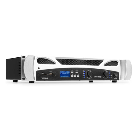 Vonyx VPA1500 - PA Amplifier 2x 750W Reproductor multimedia con BT - Tempo Shop