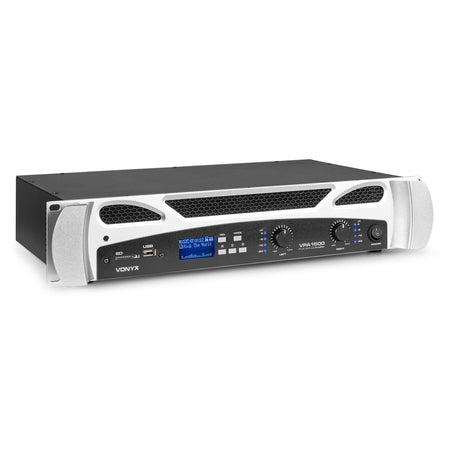 Vonyx VPA1500 - PA Amplifier 2x 750W Reproductor multimedia con BT - Tempo Shop