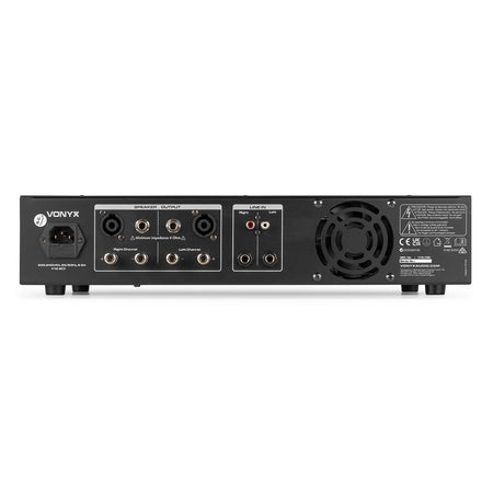 Vonyx VPA1500 - PA Amplifier 2x 750W Reproductor multimedia con BT - Tempo Shop