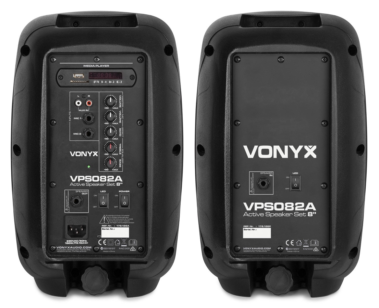 Vonyx VPS082A - Set Plug & Play 400W - Tempo Shop