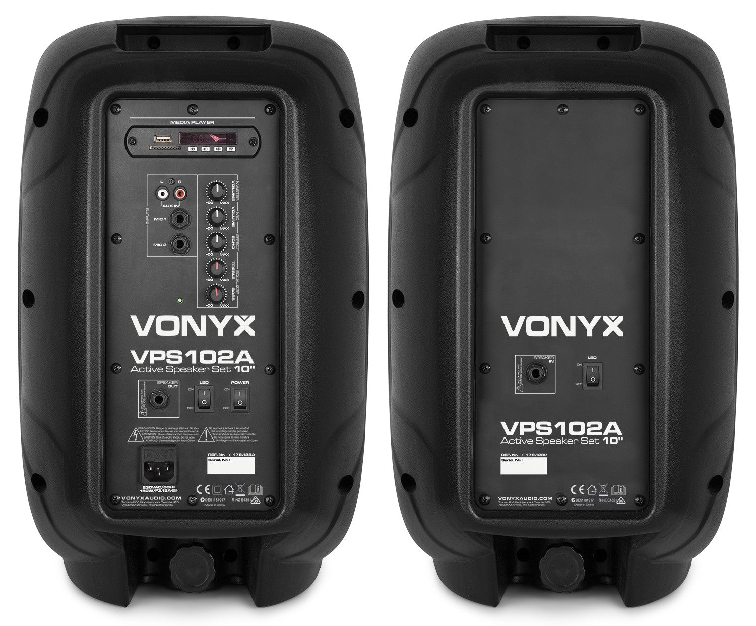 Vonyx VPS102A - Set Plug & Play 600W con tripodes - Tempo Shop