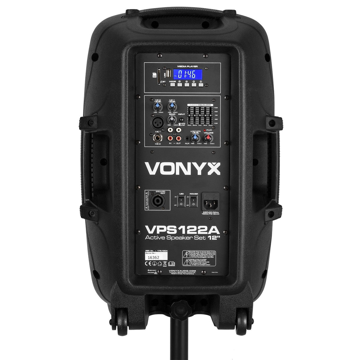Vonyx VPS122A - Set Plug & Play 800W con tripodes - Tempo Shop