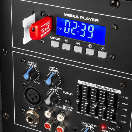 Vonyx VPS122A - Set Plug & Play 800W con tripodes - Tempo Shop