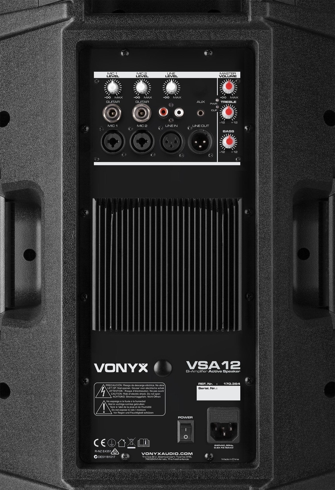 Vonyx VSA12 - Altavoces activos Bi - Amplificados 12" 800W - Tempo Shop