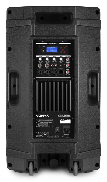 Vonyx VSA12BT - Altavoces activos Bi - Amplificados 12" 800W BT/MP3 - Tempo Shop