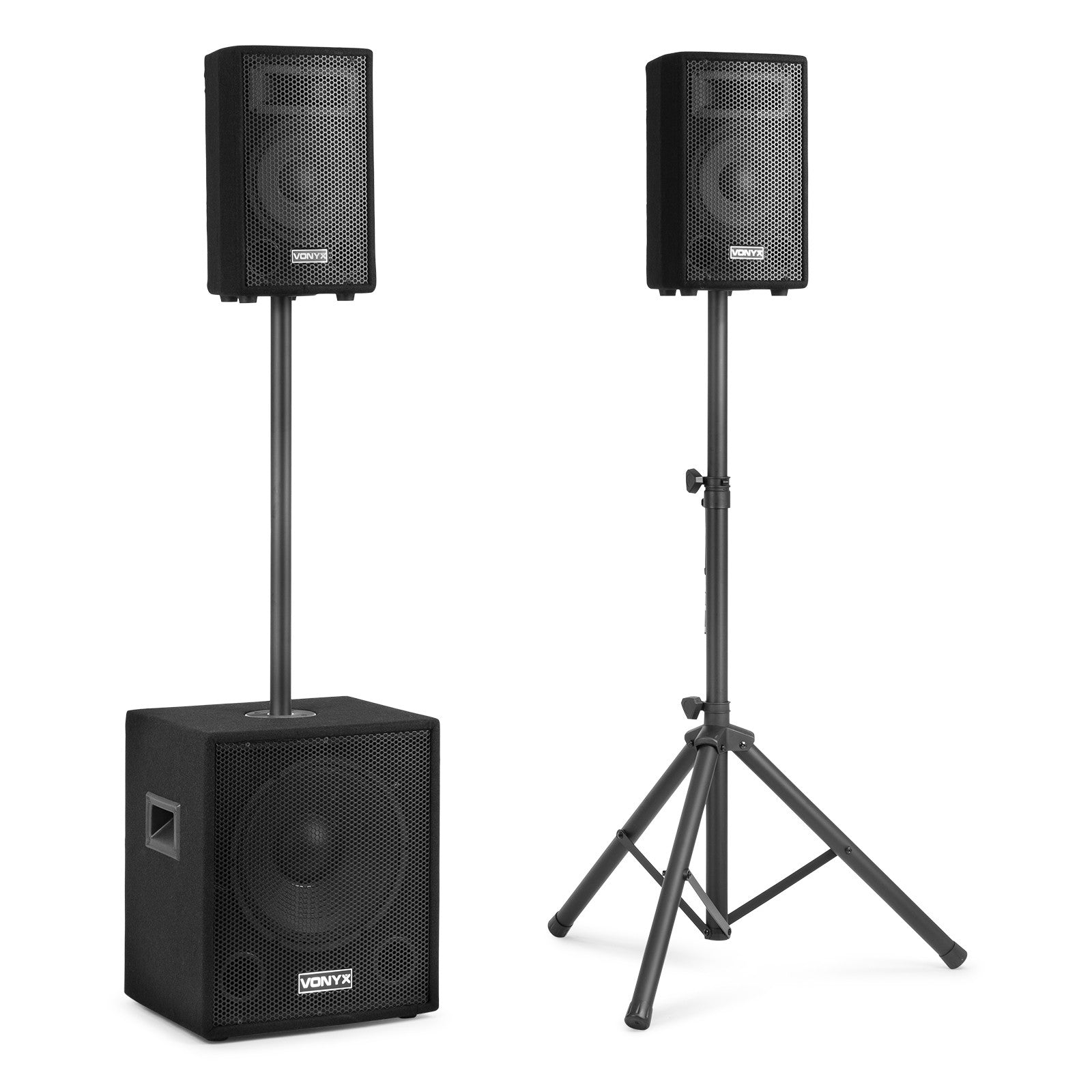 Vonyx VX0812BT - 2.1 Conjunto altavoces activos 12” - Tempo Shop