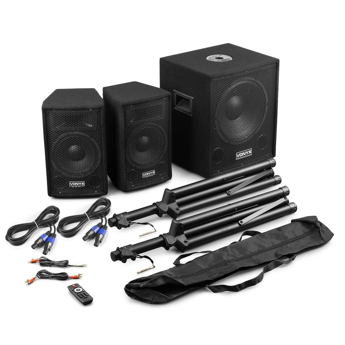 Vonyx VX0812BT - 2.1 Conjunto altavoces activos 12” - Tempo Shop
