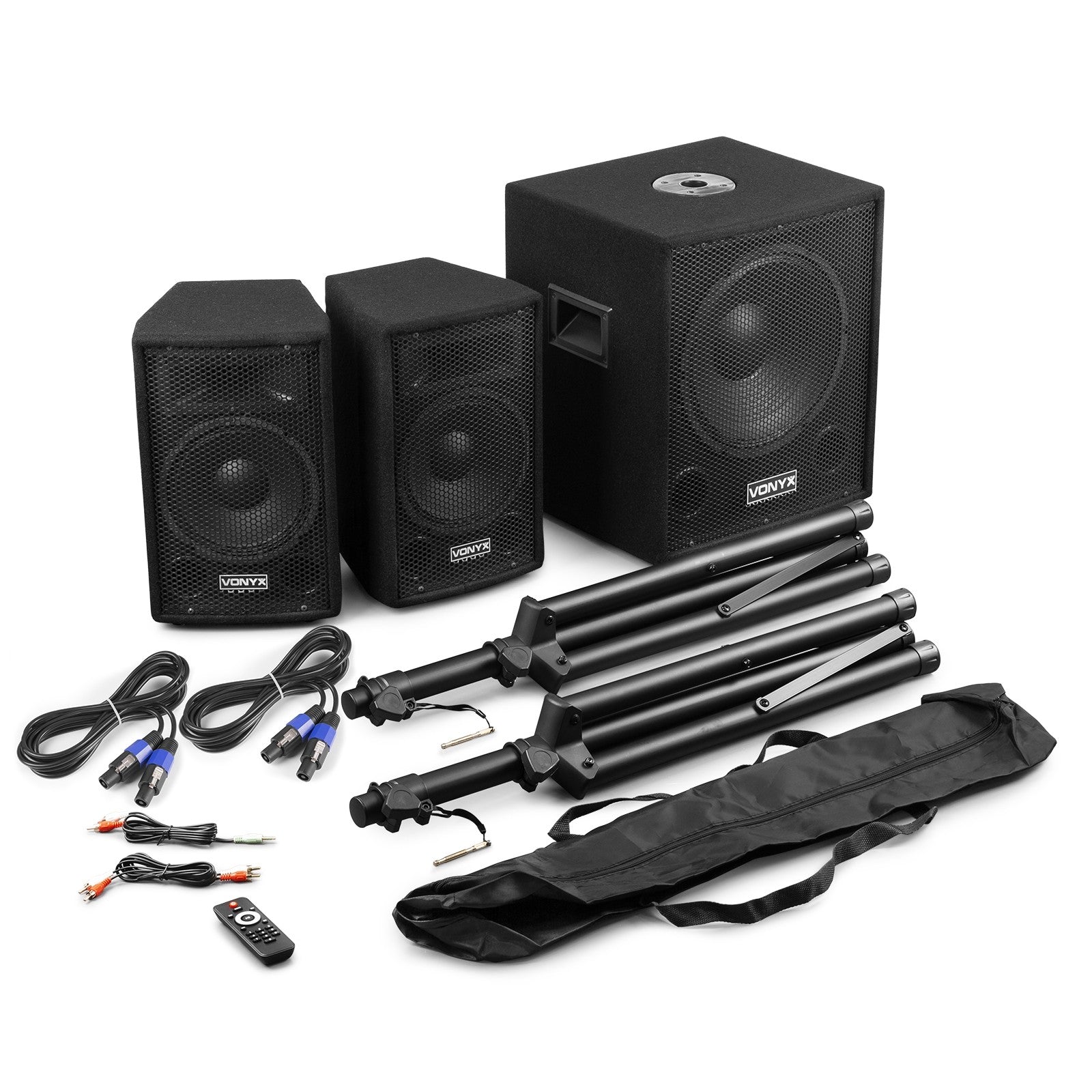 Vonyx VX0812BT - 2.1 Conjunto altavoces activos 12” - Tempo Shop