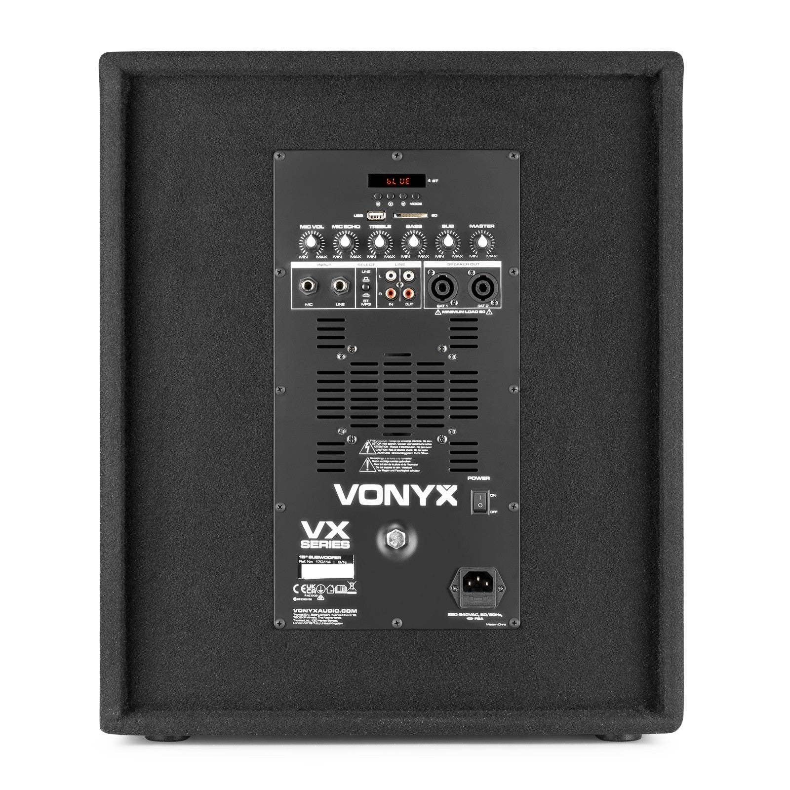 Vonyx VX1015BT - 2.1 Conjunto altavoces activos 15” - Tempo Shop
