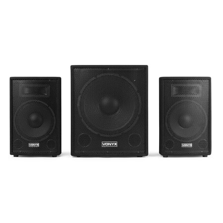 Vonyx VX1015BT - 2.1 Conjunto altavoces activos 15” - Tempo Shop