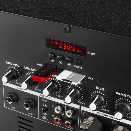 Vonyx VX1015BT - 2.1 Conjunto altavoces activos 15” - Tempo Shop