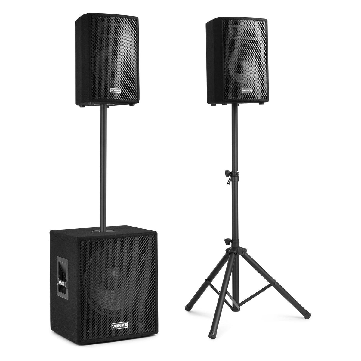 Vonyx VX1015BT - 2.1 Conjunto altavoces activos 15” - Tempo Shop