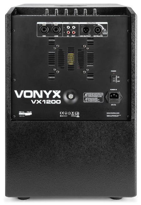 Vonyx VX1200 - Sistema 2 vias Full range - Tempo Shop