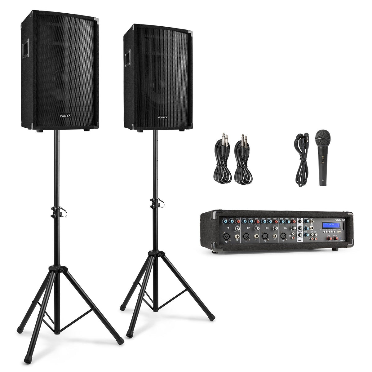Vonyx VX210 - Sistema completo PA - Tempo Shop