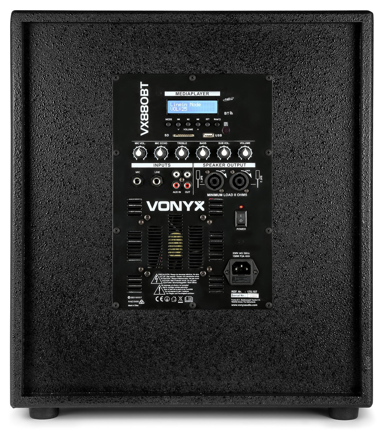 Vonyx VX880BT - Conjunto 2.1 Activo - Tempo Shop