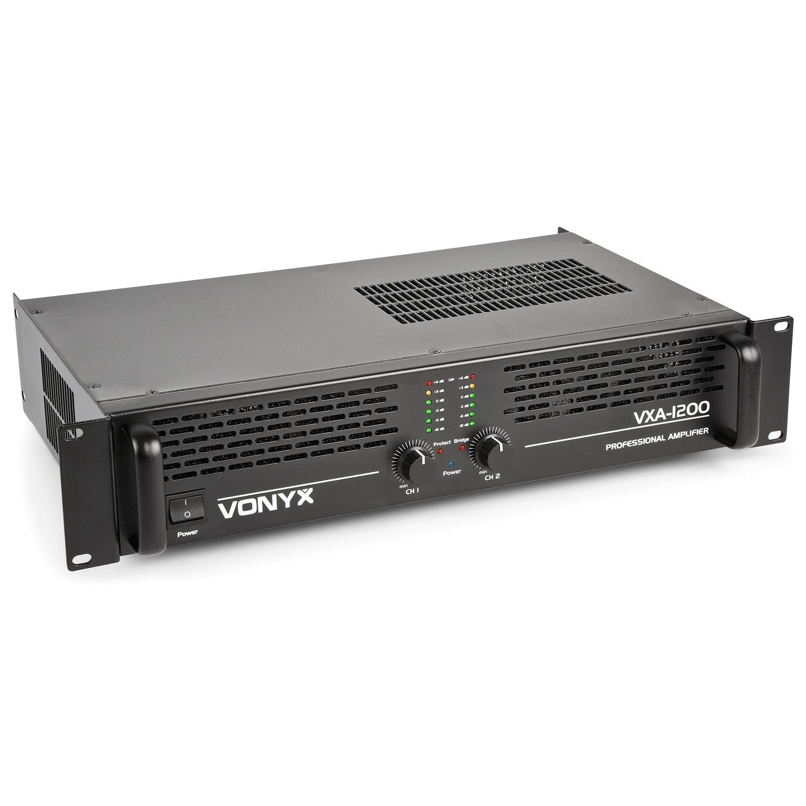 Vonyx VXA - 1200 II - PA Amplificador 2x 600W - Tempo Shop