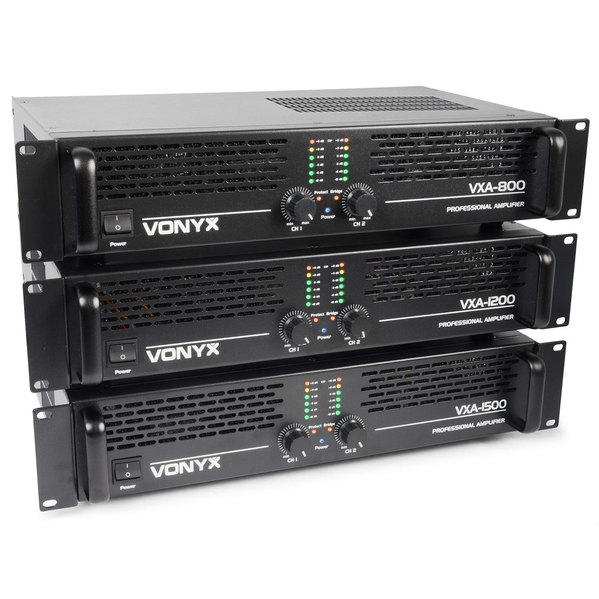 Vonyx VXA - 800 II - PA Amplificador 2x 400W - Tempo Shop