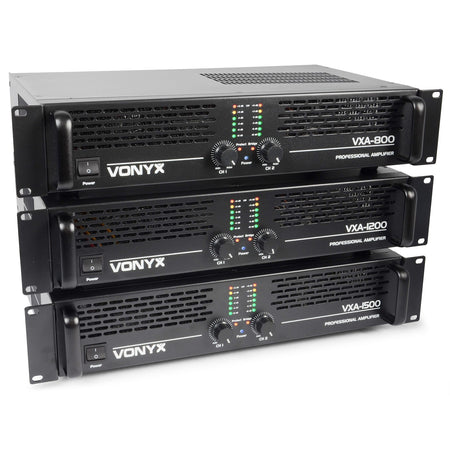 Vonyx VXA - 800 II - PA Amplificador 2x 400W - Tempo Shop