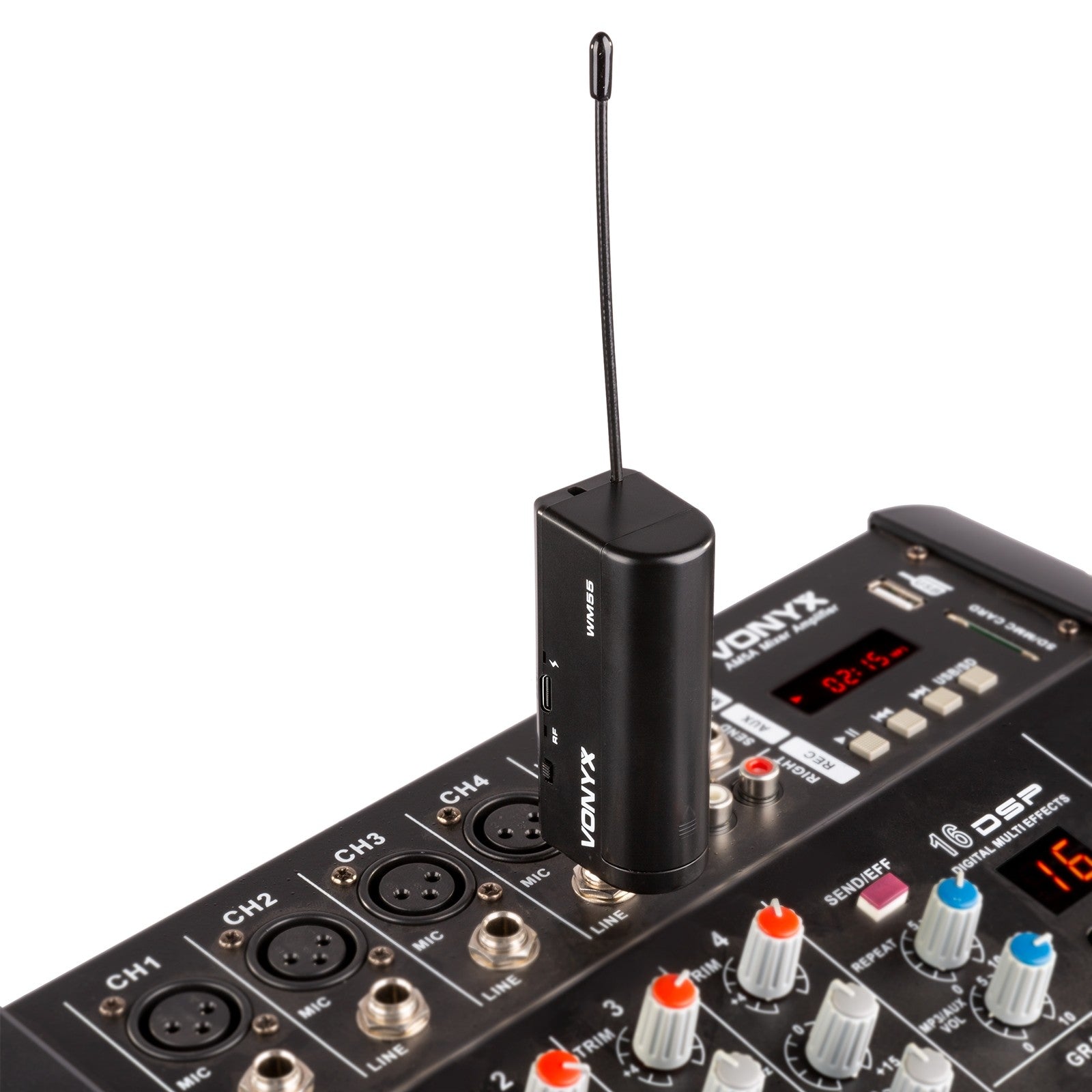 Vonyx WM55 - Micrófono inalámbrico Plug - and - Play UHF - Tempo Shop