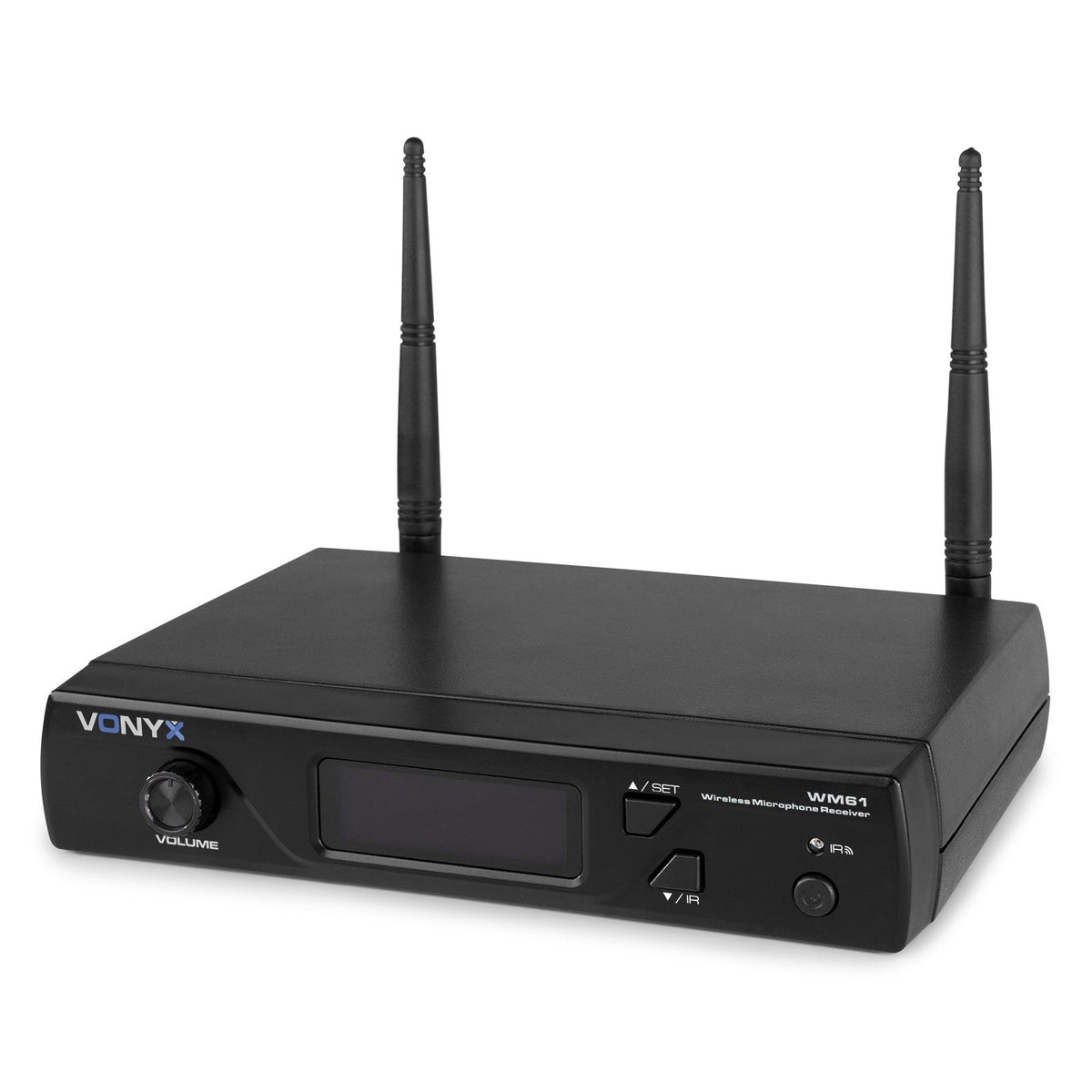 Vonyx WM61 - Micrófono inalámbrico UHF 16Ch con 1 micrófono de mano - Tempo Shop