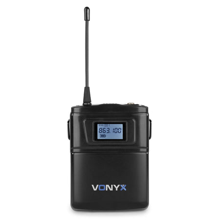 Vonyx WM61B - Micrófono inalámbrico UHF 16Ch con petaca transmisora - Tempo Shop
