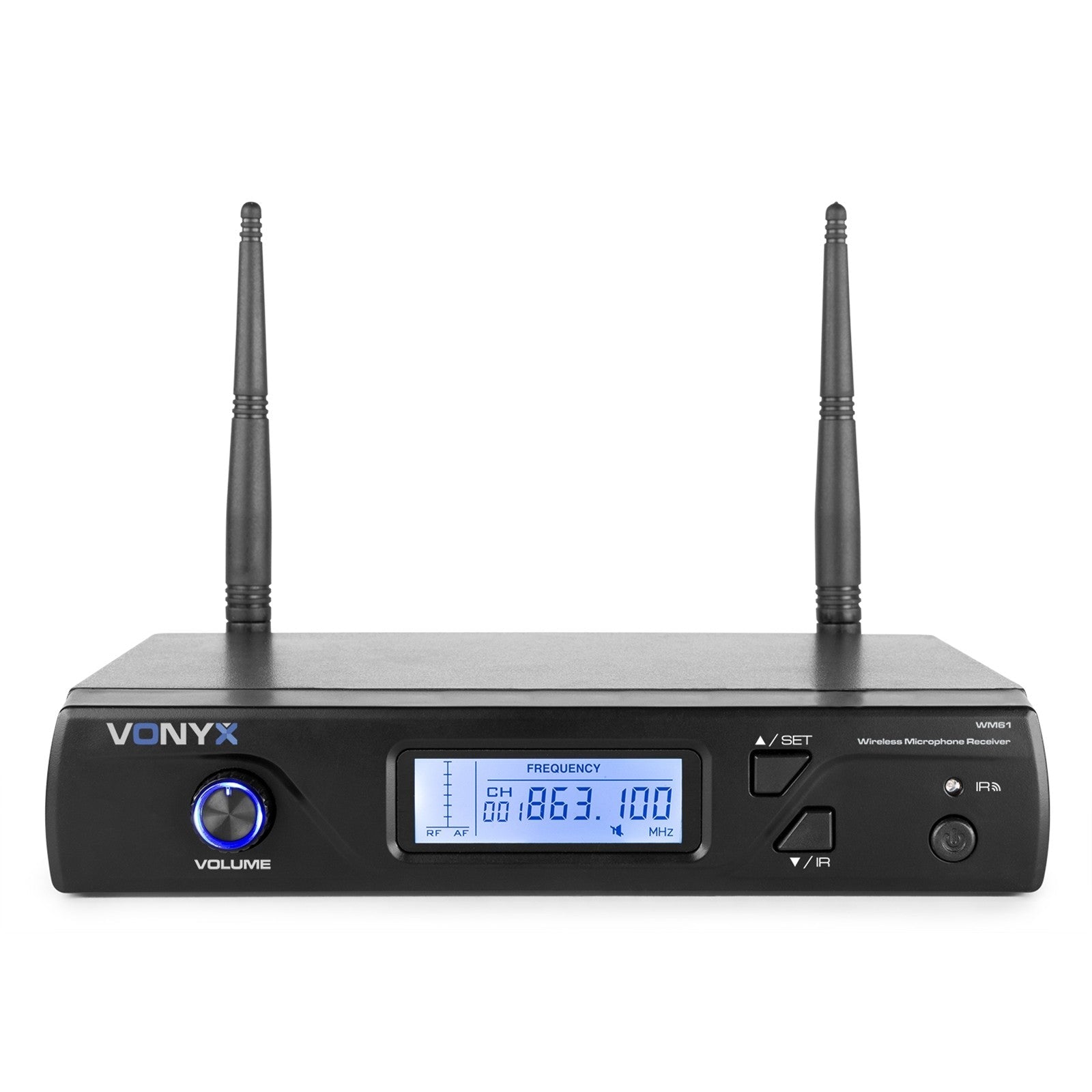 Vonyx WM61B - Micrófono inalámbrico UHF 16Ch con petaca transmisora - Tempo Shop