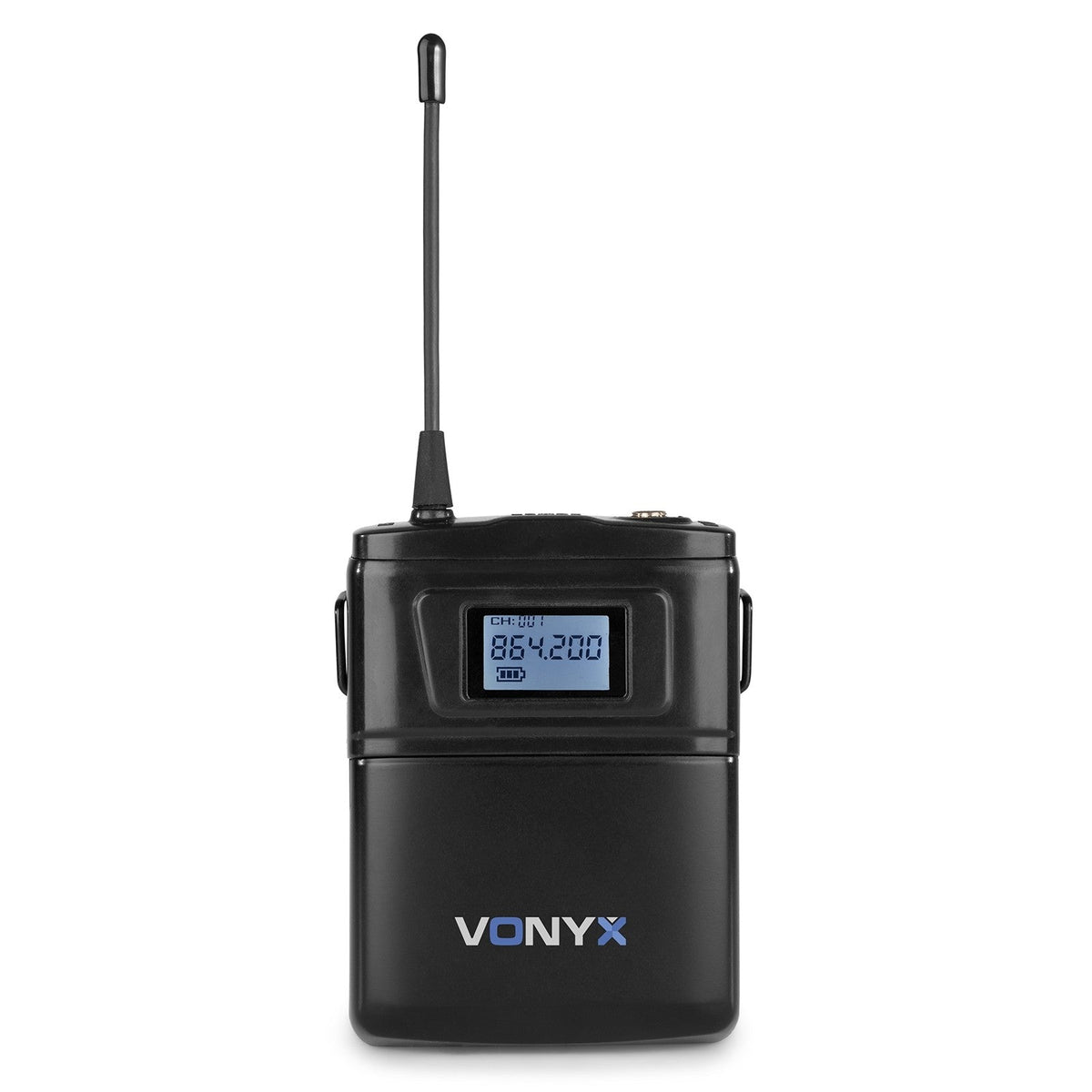 Vonyx WM62B - Micrófono inalámbrico UHF 16Ch con 2 petacas - Tempo Shop