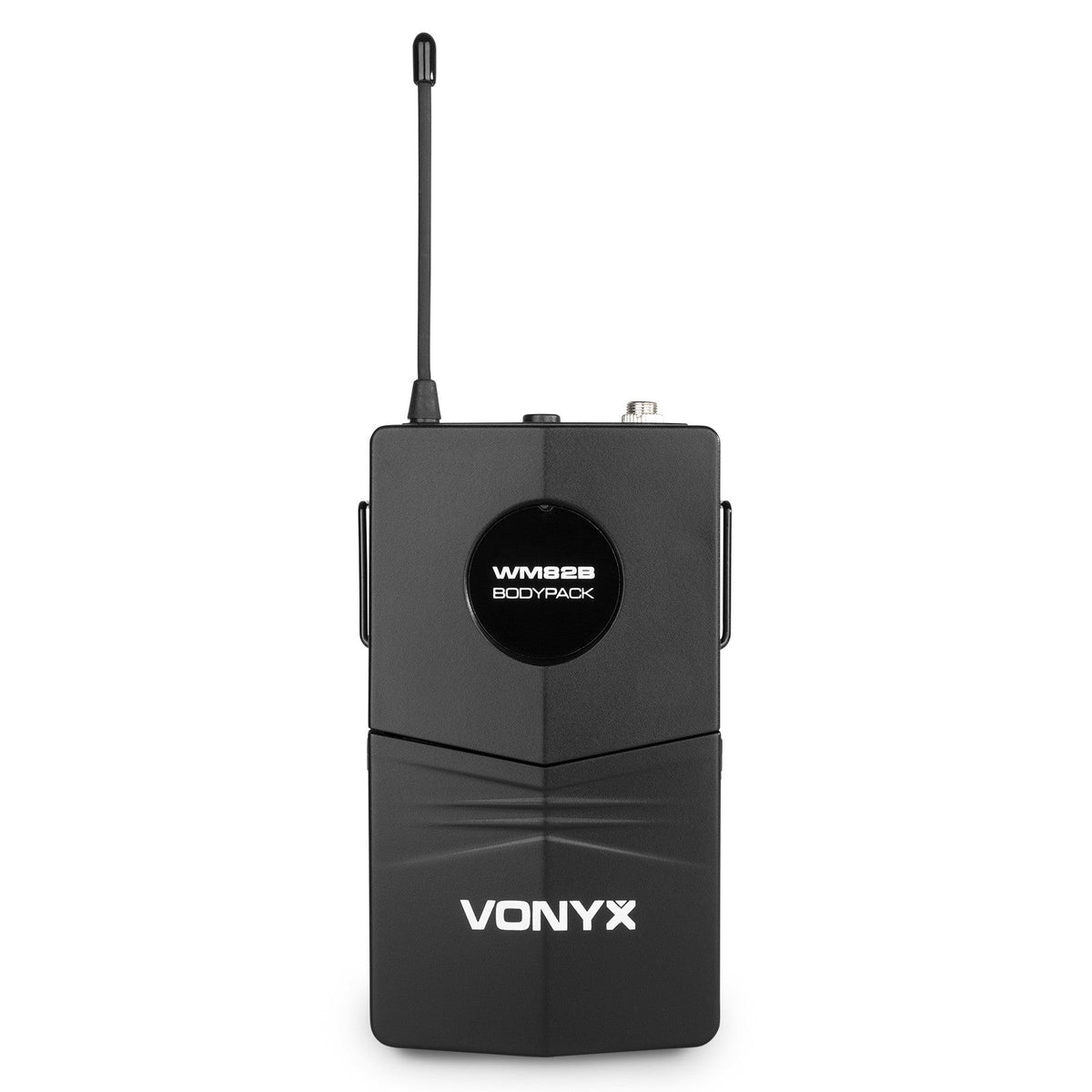 Vonyx WM82C - Micrófono inalámbrico digital UHF de 2 canales con bolsillo y cuerpo - Tempo Shop