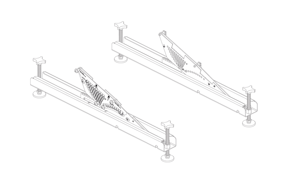 JBL Professional VTX-A12-VT-GND - Floor Stacking Attachment for Vertical Conveyor (Outriggers with Angle Adjustment)